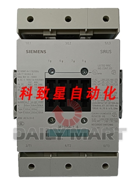 工业配件3RT5054-1AP36 接触器 220V 115A
