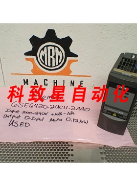 工业配件6SE6420UC11AA0 驱动器20040V