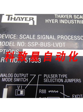 工业配件THAYER SCALE SSPBUSLVDT PLC MODULE