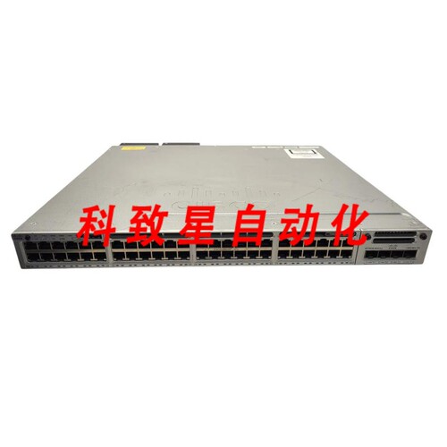 工业配件WS-C3850-48F-S GBE POE+SWITCH W/2X 1100W PSU C3850-N