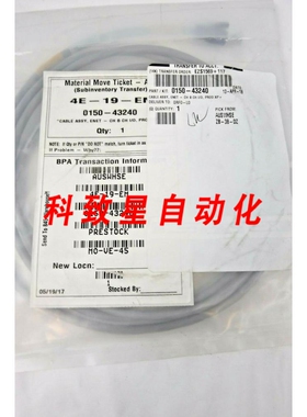 工业配件应用材料AMAT CABLE ASSY ENET-CH B CH I/O 0150-43240
