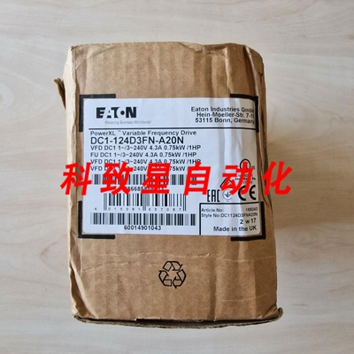 工业配件DC1-124D3FN-A20N 169243 POWERXL DC1逆变器1相至 0.75