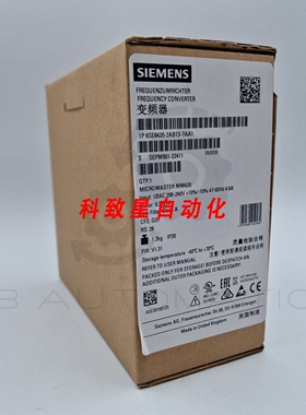 工业配件6SE6420AB13-7AA1 变频器驱动器230VAC0