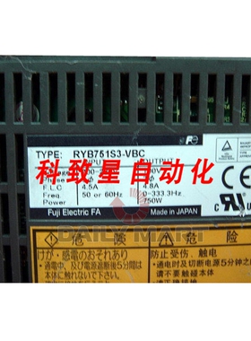 工业配件RYB751S3-VBC伺服驱动器