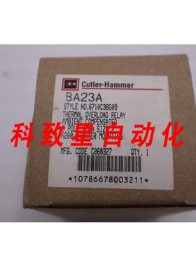 工业配件过载继电器 BA23A 3POLE NEMA 2 STK G422A