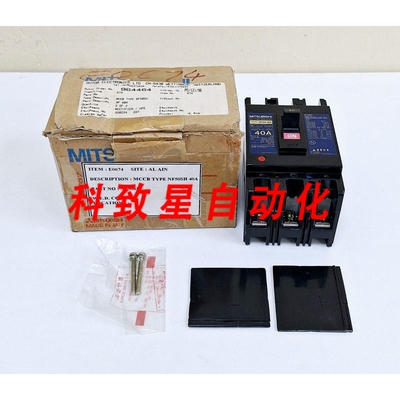 工业配件NF50-SH/40A HIROBO 无保险丝断路器 3P 600VAC 50-60HZ