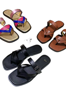 2025 New Womens Shoes Summer Flats Flip Flops Dress slippers