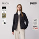 新款 女 PRICH时尚 针织拼接收腰羽绒服冬季 90%鹅绒 绵羊毛