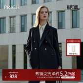正装 春季 PRICH气质职业通勤平驳领西装 西服女 四面弹