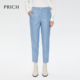 绵羊毛混纺 长裤 PRICH时尚 显瘦通勤烟管西装 女 简约工字扣修身