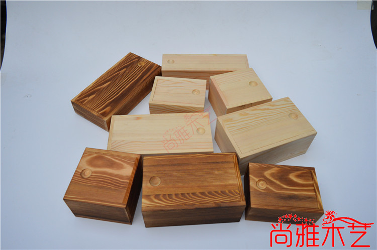 长方形抽拉定做木盒子图片
