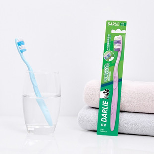 好来(原黑人)牙刷舒适健齿中毛家庭实惠3支装大刷头成人正品包邮