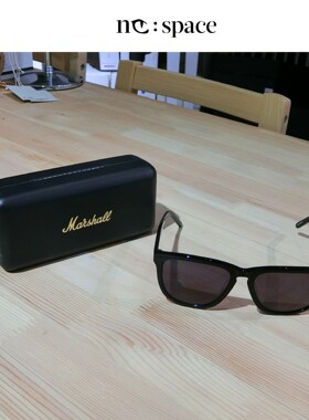 Marshall 马歇尔 英国设计师品牌 太阳镜（Bob/黑色）