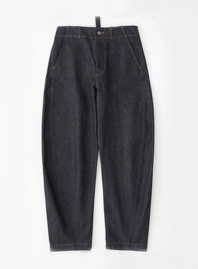 时装周订货 STUDIO NICHOLSON 英国设计师品牌 SNW747 黑色牛仔裤