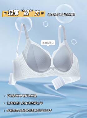 黛安小胸聚拢内衣女夏季薄款收副乳聚拢防下垂舒适透气文胸罩
