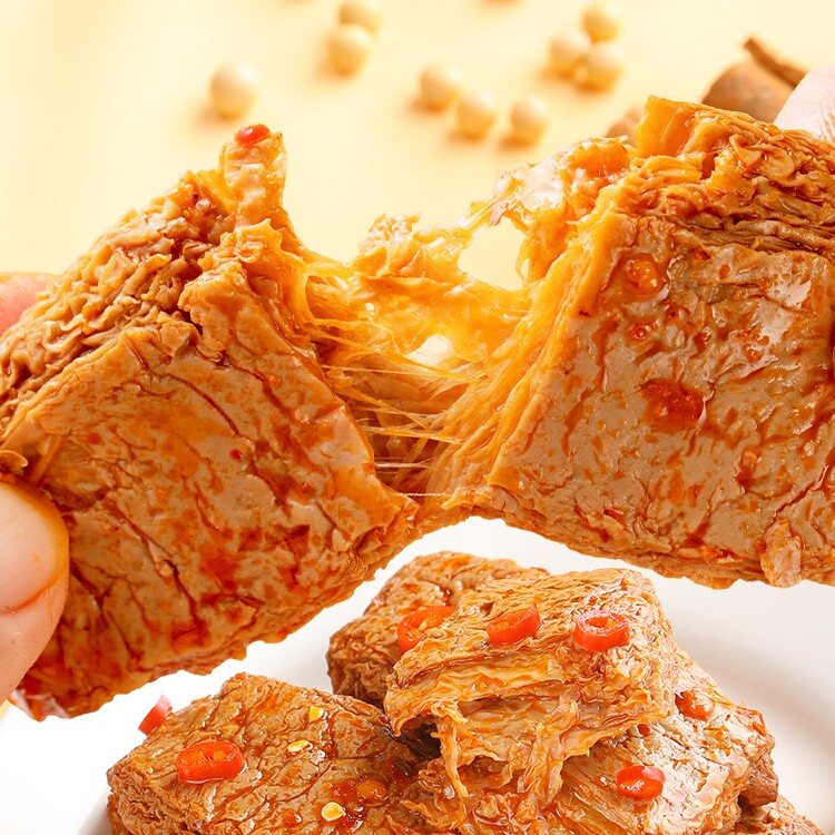 【芭芭农场】盐津铺子手撕素肉零食-收货有任何问题联系客服