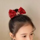 儿童发饰新年红色蝴蝶结发夹女童发卡宝宝可爱红色喜庆过年头饰