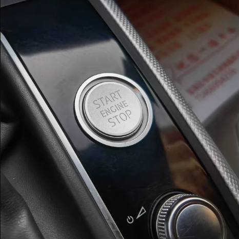 适用于奥迪16-22 A5车内一键启动点火开关装饰圈贴片金属内饰改装