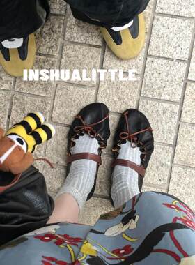 INISK03/24限时送袜子！26s新款褶皱抽绳平底芭蕾鞋单鞋 女士