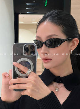 Jennie同款椭圆形显脸小太阳眼镜