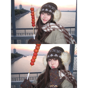 毛绒耳罩女秋冬氛围感保暖护耳防寒耳暖女冬季骑行户外防冻耳捂子