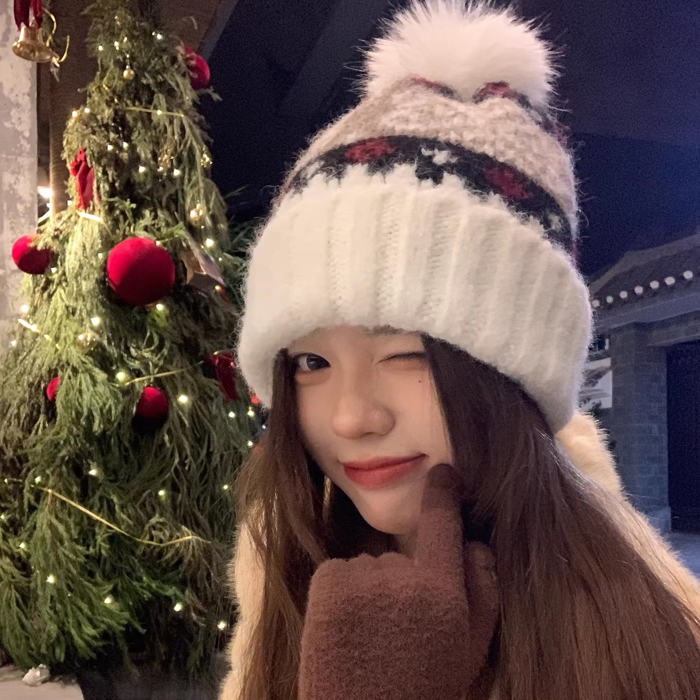 费尔岛毛线帽子女冬季加厚保暖防寒针织帽冬天包头护耳冷帽显脸小,服饰配件/皮带/帽子/围巾,帽子,淘宝优惠券,粉丝福利购,淘宝优惠卷