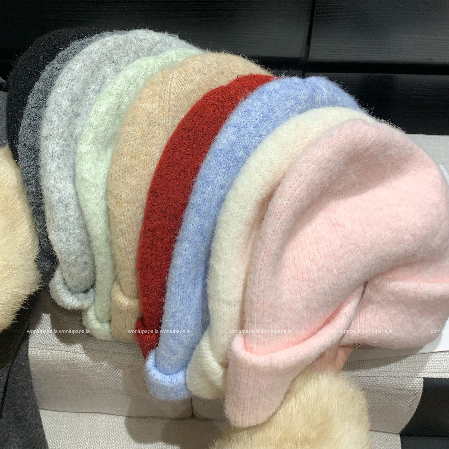 帽子冬季女羊毛混纺毛线帽加厚保暖防寒包头帽冷帽女大头围针织帽,服饰配件/皮带/帽子/围巾,帽子,淘宝优惠券,粉丝福利购,淘宝优惠卷