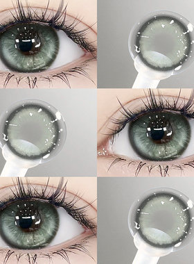 绿野仙踪美瞳日抛10片一次性抛绿色大小直径dd隐形眼镜正品官网TN
