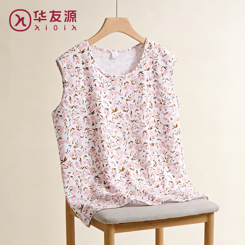 多色可选妈妈春夏背心女纯棉内衣家居服汗衫大码中老年人运动内搭