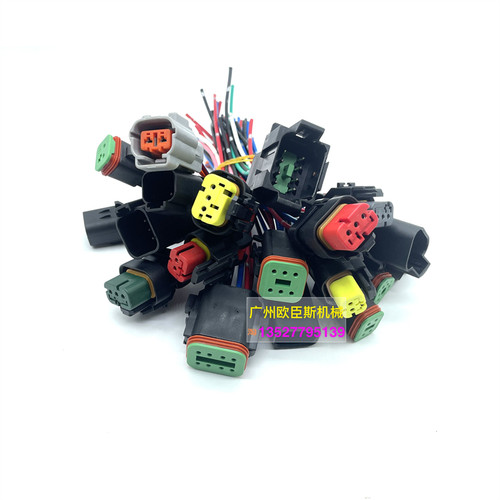 挖掘机 卡特E312 320 324 325 329 330B/C/D电磁阀高压传感器插头