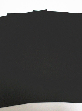 得力高1528黑卡纸a4黑色硬卡纸180克厚硬卡纸A4【21*29.7cm】10张