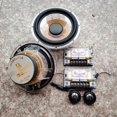 六件套汽车二分频喇叭6.5寸高重中低音炮车载音响升级DIY音箱改装