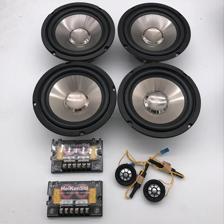原装黑克仕6.5寸中低音喇叭汽车喇叭车载音响改装大音量HIFI音质