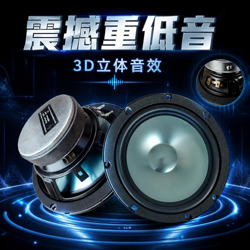比亚迪宋音响前后门喇叭高中重低音扬声器同轴音响6.5寸 无损改装
