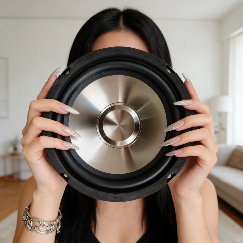 正品黑克仕6.5寸中低音炮汽车喇叭车载音响改装大音量水桶DIY音箱