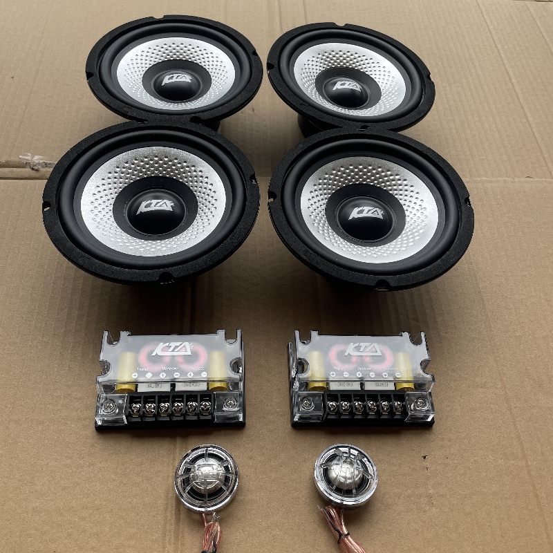 原装KTA汽车音响6.5寸喇叭改装重中低音炮无损车载高音大功率音箱
