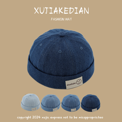 宝宝帽子春秋薄款帅气雅痞瓜皮帽