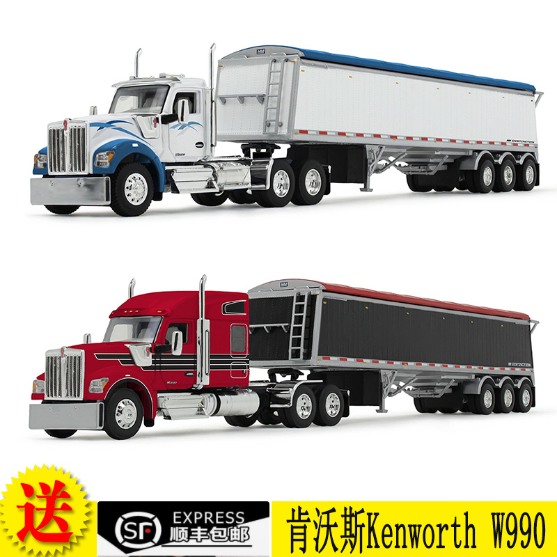 First Gear DCP 1:64 肯沃斯 Kenworth W990 合金自卸卡车模型