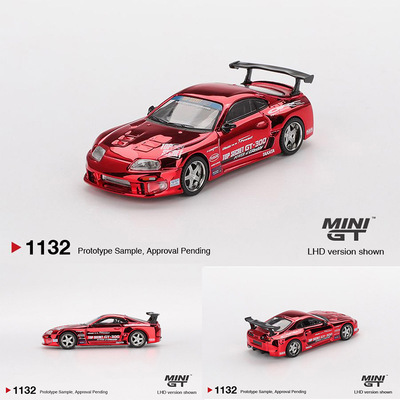 MINIGT 1:64 丰田Toyota Supra (A80)  GT-300 合金车模型 #1132
