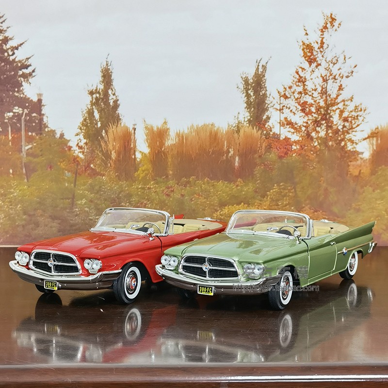 路鹰 1:18  克莱斯勒300F 1960 Chrysler 300FC 合金老爷车模型