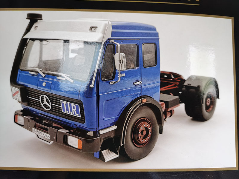 奔驰benz lps 1632 奔驰tir  牵引车重卡拖头模型 kk 1:18 合金