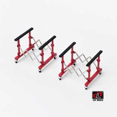 LCD 1:43  帕加尼 花雅r 前后盖 支架 静态模型 合金汽车模型专用