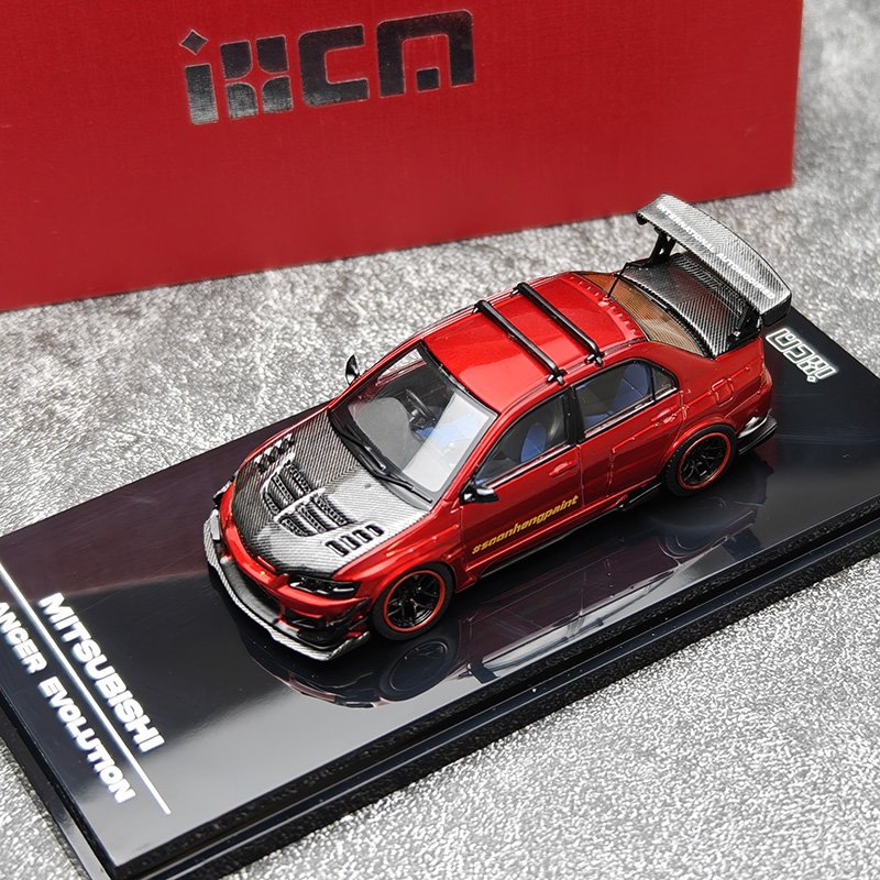 现货 IHCM 1/64  三菱 EVO 9代 马来西亚限定改装版合金汽车模型