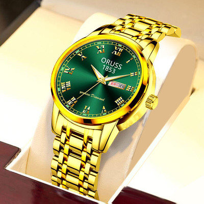 【限时捡漏】瑞士全自动机械镂空礼盒装双日历夜光防水十大名表