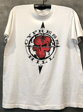 Cypress Hill西海岸乐队欧美街头摇滚潮流短袖男女情侣款宽松T恤