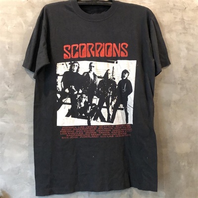 SCORPIONS乐队男女短袖t恤