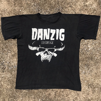 短袖oldschool复古Danzig乐队