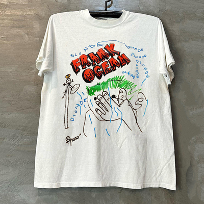 歌手弗兰克奥申美式纯棉短袖T恤