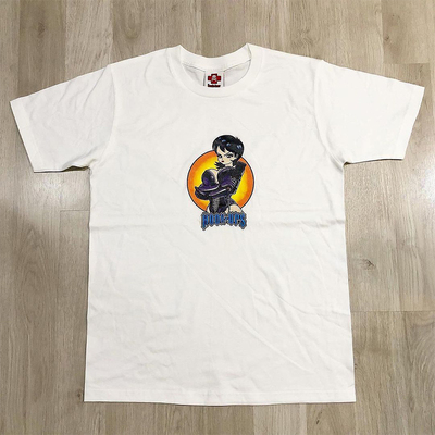 高街欧美动漫落肩款vibe短袖t恤