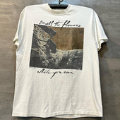 U2乐队爱尔兰高街摇滚cityboy重磅纯棉短袖 复古质感男女小领口T恤